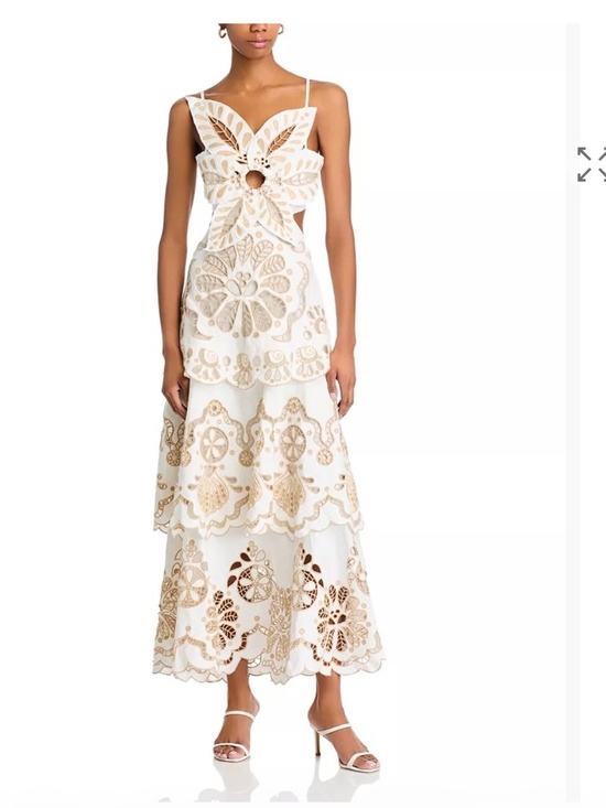 FARM Rio Dresses & Skirts - FarmRio off white Richelie Dress